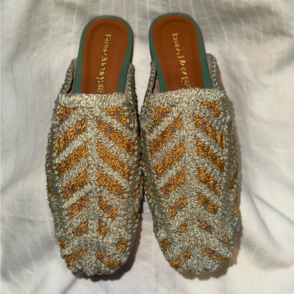 Bruno Menegatti Woven Mules